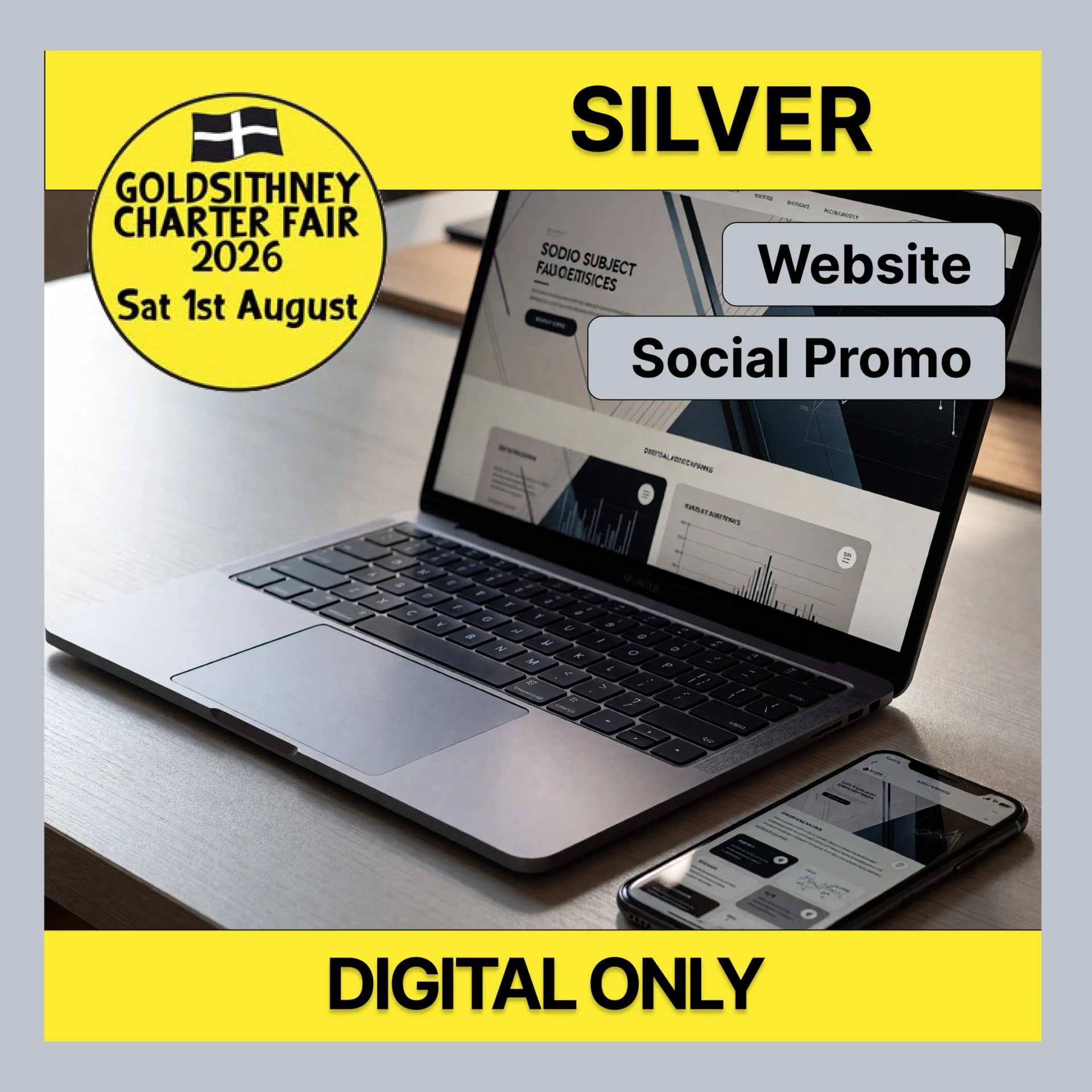 Silver Advert, Digital Only, Website Listing + Thank-you Post